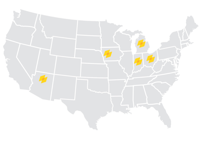 Renewable Energy Equity Partners Project Map